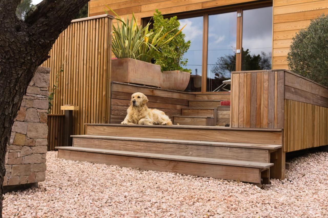 Lodge Les Oliviers Gareoult Bagian luar foto