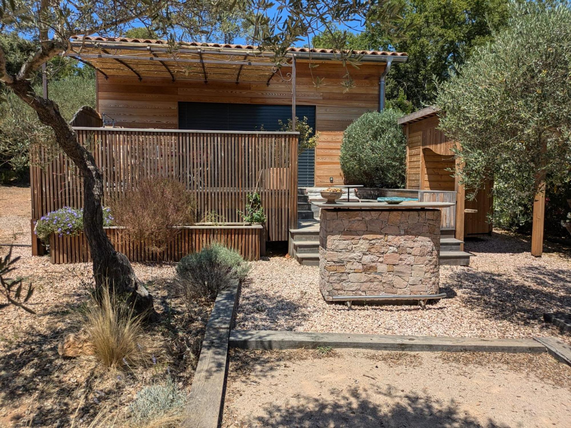 Lodge Les Oliviers Gareoult Bagian luar foto